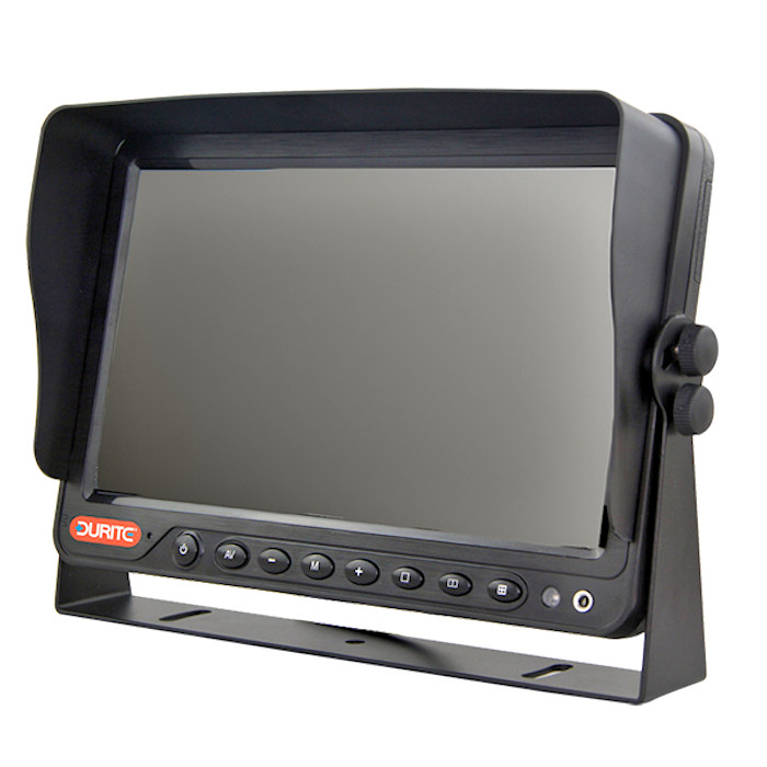 0-776-53 Durite 12V-24V 7 Inch TFT LCD CCTV Monitor (3 Camera Inputs)