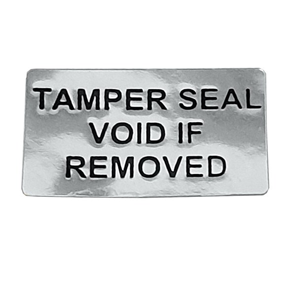 0-776-63 Durite Tamper Seal Void If Removed Foil Label