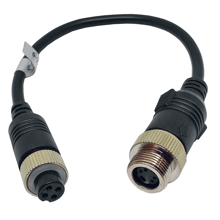 077688 CCTV Female 4 Pin to Female S Video Screw Connector