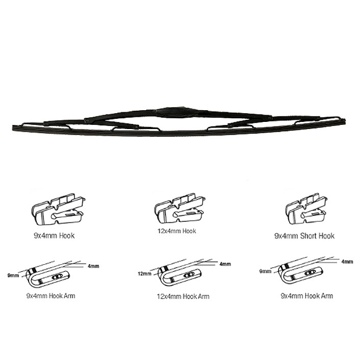 0-896-06 26 inch 650mm Wiper Blade -  Short Hook Fitting