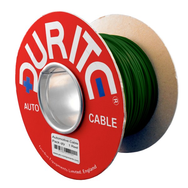 0-931-04 100m x 0.75mm² Green 14A Single-core Thin Wall Auto Electric Cable