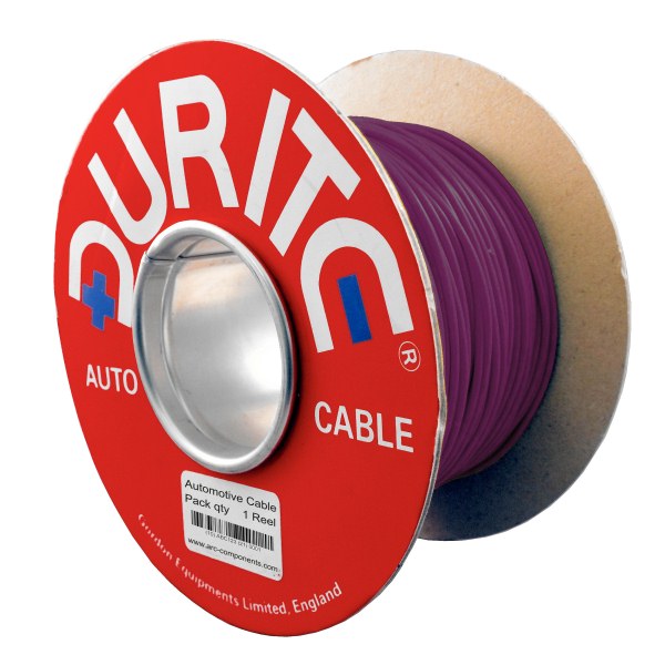 0-931-06 100m x 0.75mm² Purple 14A Single-core Thin Wall Auto Electric Cable