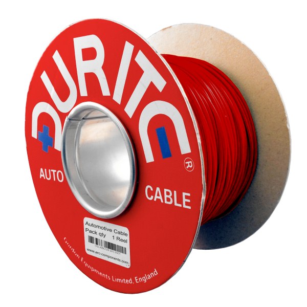 0-936-05 30m x 4.50mm Red 42A Single-core Thin Wall Auto Electrical Cable