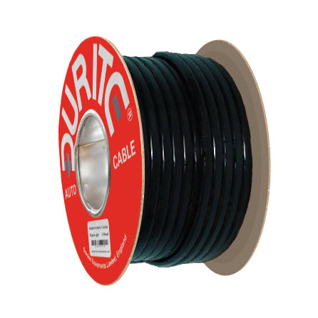 2.00mm² Red & Black 25A Thin Wall Twin Flat Cable | Re: 0-953-50