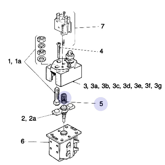 2070-16 | Albright SW80 SW84 and SW88 Contact Return Spring