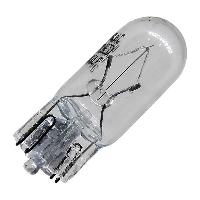 501 12V 5W Capless Automotive Indicator Bulb