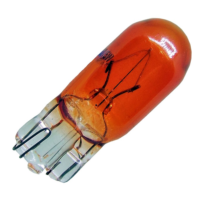 Durite T10 12V 5W (501A) Amber Capless Auto Bulb | Re: 7-005-01A