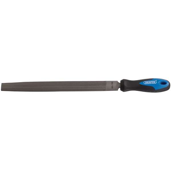 00011 | Soft Grip Engineer's Half Round File and Handle 300mm