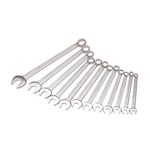 03090 Draper Long Metric Combination Spanner Set 12 Piece