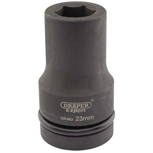 05138 | Draper Expert HI-TORQ® 6 Point Deep Impact Socket 1'' Square Drive 23mm