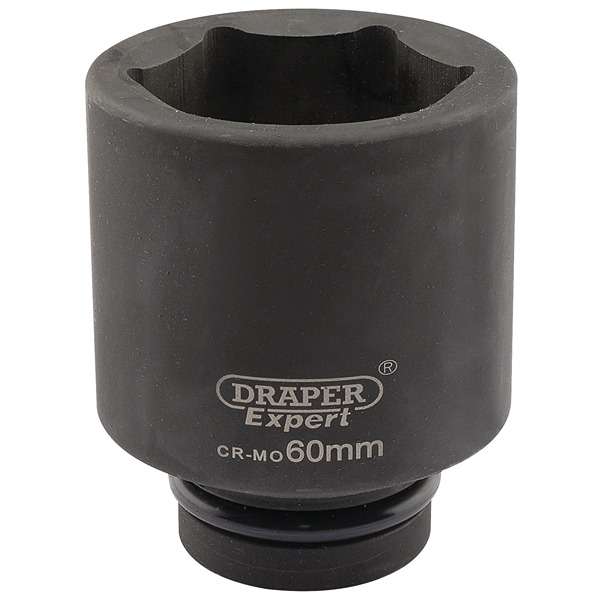 05157 | Draper Expert HI-TORQ® 6 Point Deep Impact Socket 1'' Square Drive 60mm