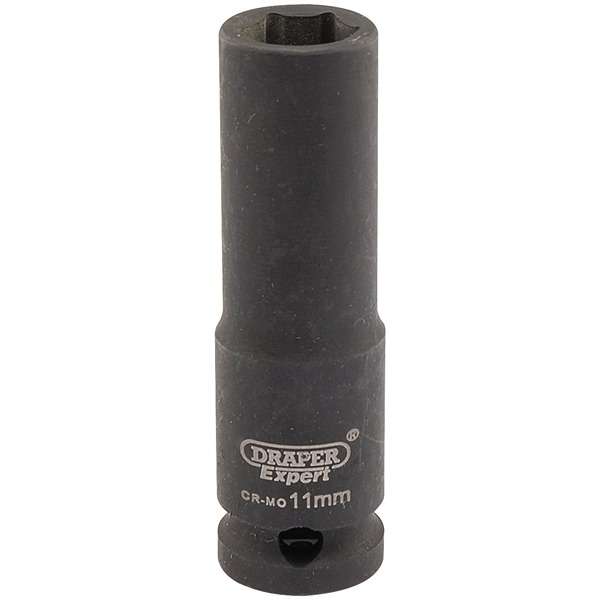 06884 | Draper Expert HI-TORQ® 6 Point Deep Impact Socket 3/8'' Square Drive 11mm