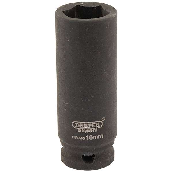 06889 | Draper Expert HI-TORQ® 6 Point Deep Impact Socket 3/8'' Square Drive 16mm