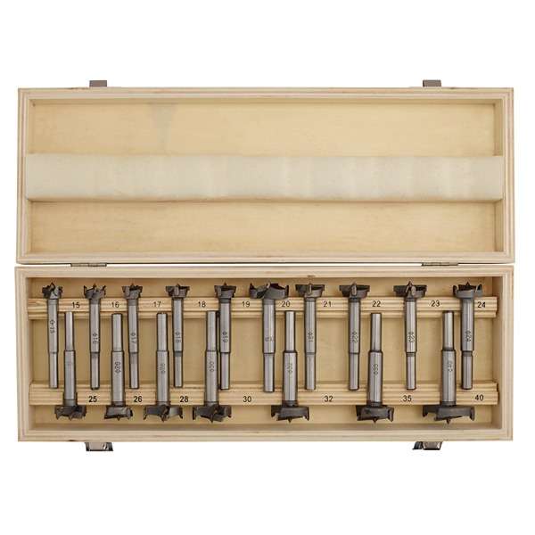 08930 Draper Tools Forstner Drill Bit Set (17 Piece)