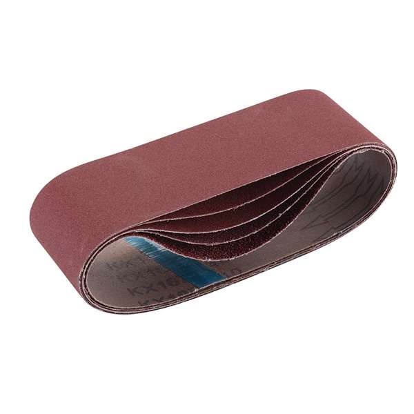 09246 | Cloth Sanding Belt 75 x 533mm Assorted Grit (Pack of 5)