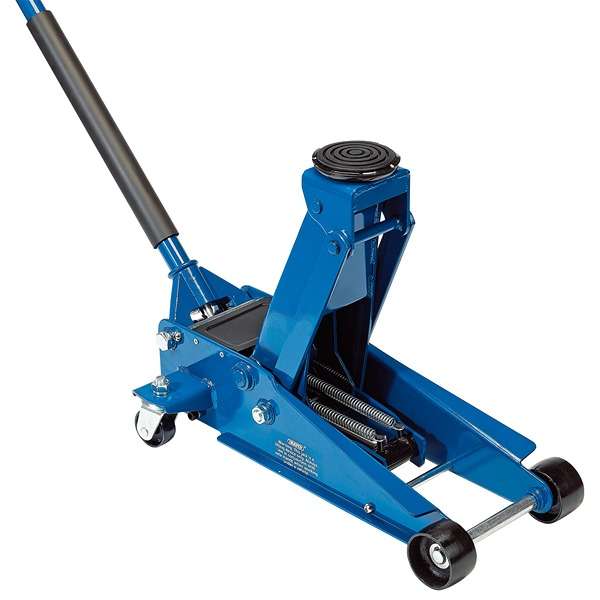 16407 | Heavy-duty Trolley Jack with Twin Pistons 3 Tonne