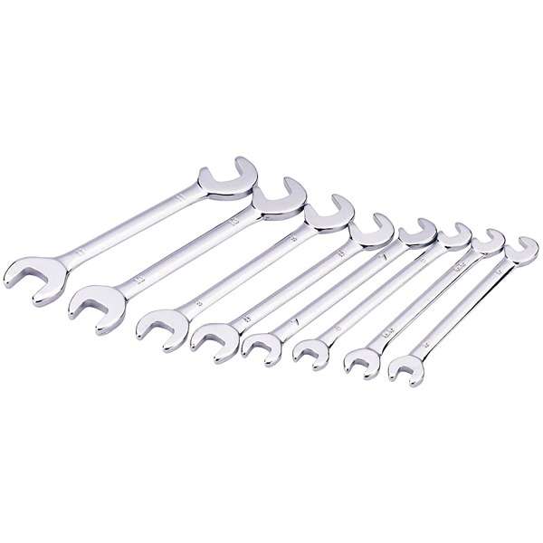 19754 Draper Metric Midget Open End Spanner Set 8 Piece