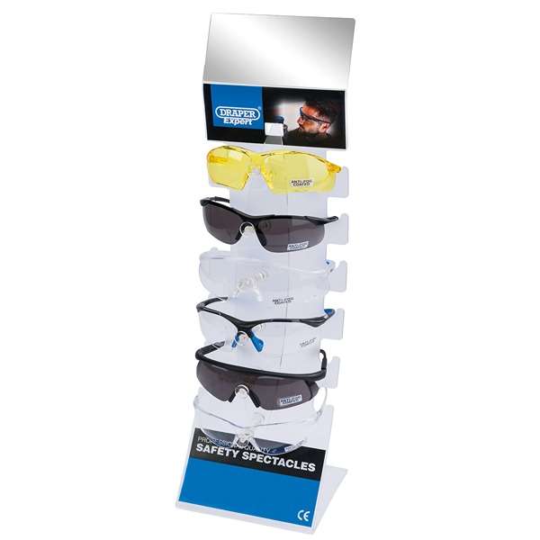 23341 | Countertop Display of Six Safety Spectacles