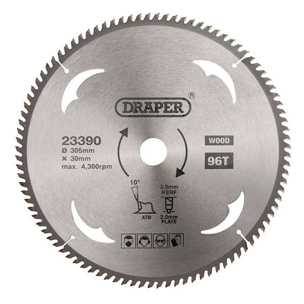 23390 | TCT Circular Saw Blade for Wood 305 x 30mm 96T