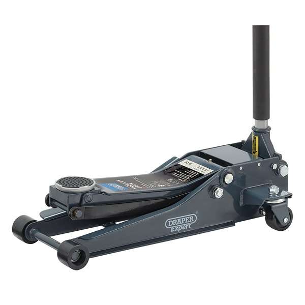 24271 | Draper Expert Professional Low Profile Garage Trolley Jack 3 Tonne