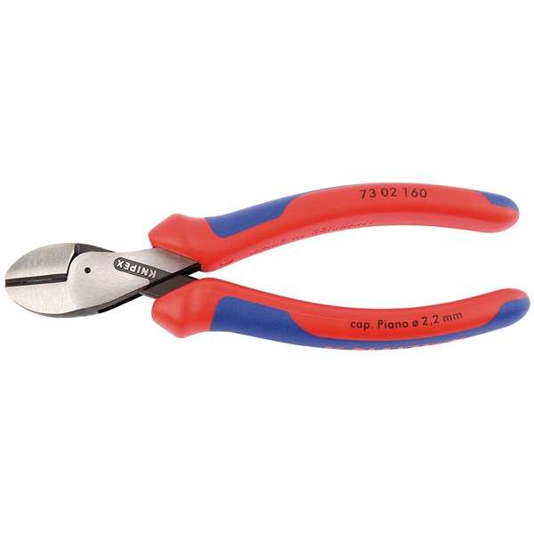 24375 | Knipex 73 02 160SB ' x Cut' High Leverage Diagonal Side Cutters