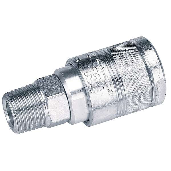 25857 Draper Tools 1/2 BSP Male Thread Air Line Coupling