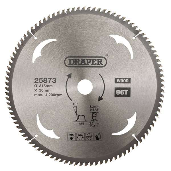 25873 | TCT Circular Saw Blade for Wood 315 x 30mm 96T