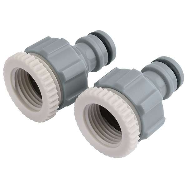 25907 | Tap Connectors 1/2'' and 3/4'' (Pack of 2)