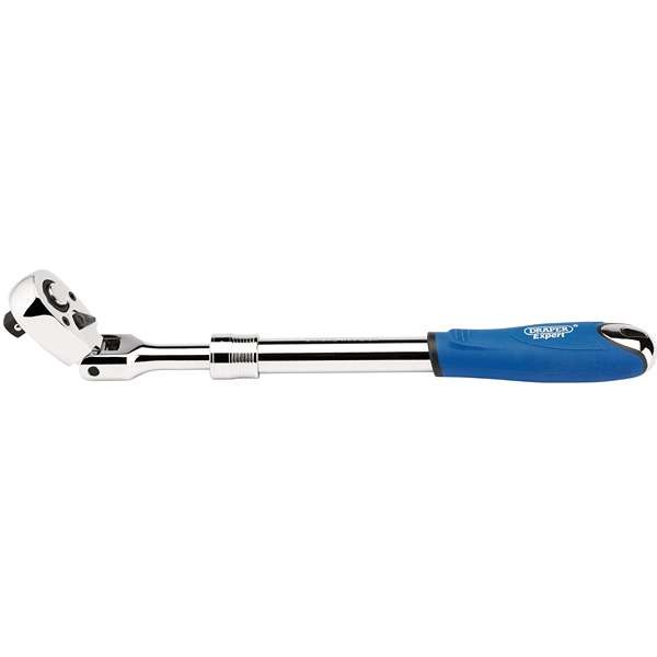 26817 | Flexible Head Extending Reversible Ratchet 1/2'' Square Drive 72 Tooth