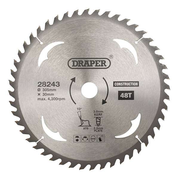 28243 | TCT Construction Circular Saw Blade 305 x 30mm 48T
