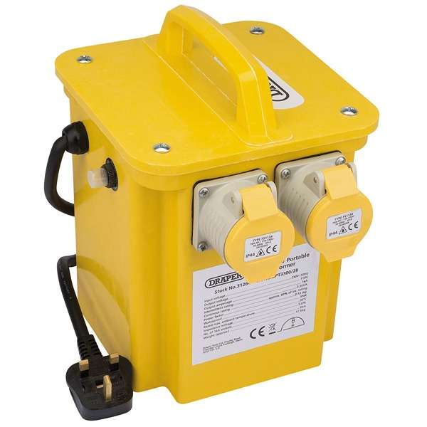 31264 | 230V to 110V Portable Site Transformer 3.3kVA