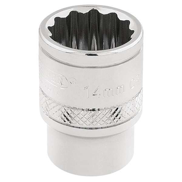 32777 | Draper HI-TORQ® 12 Point Socket 3/8'' Square Drive 14mm