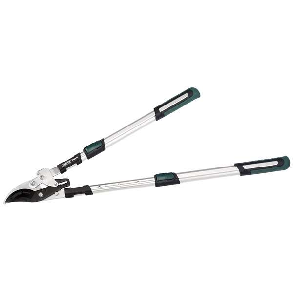 36819 | Telescopic Soft Grip Bypass Ratchet Action Loppers with Aluminium Handles
