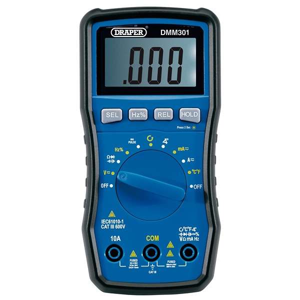 41822 | Automotive Digital Multimeter 1 x Temperature Probe 1 x Inductive Clamp