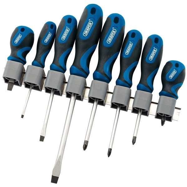 48933 | Soft Grip Screwdriver Set (8 Piece)