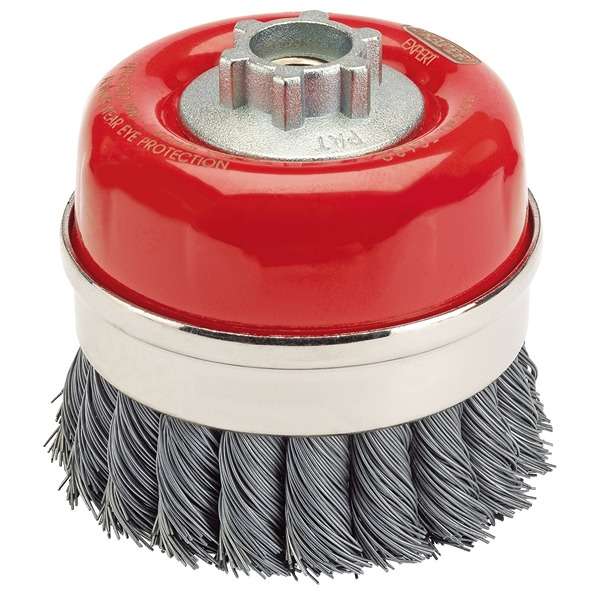 52638 | Draper Expert Crimped Wire Cup Brush 125mm M14