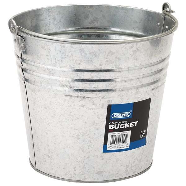 53241 | Galvanised Steel Bucket 12L