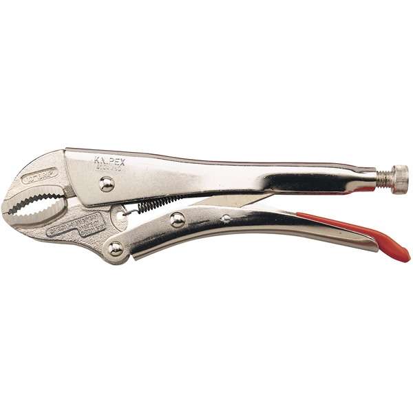 54217 | Knipex 41 04 250 Curved Jaw Self Grip Pliers 250mm