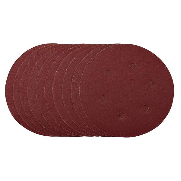 54948 | Sanding Discs 150mm Hook & Loop 120 Grit (Pack of 10)