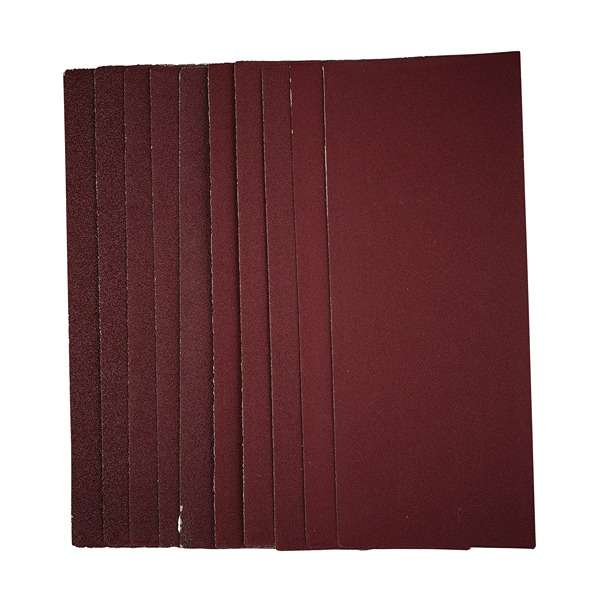 55753 | 1/3 Sanding Sheets 93 x 230mm Assorted Grit (Pack of 10)