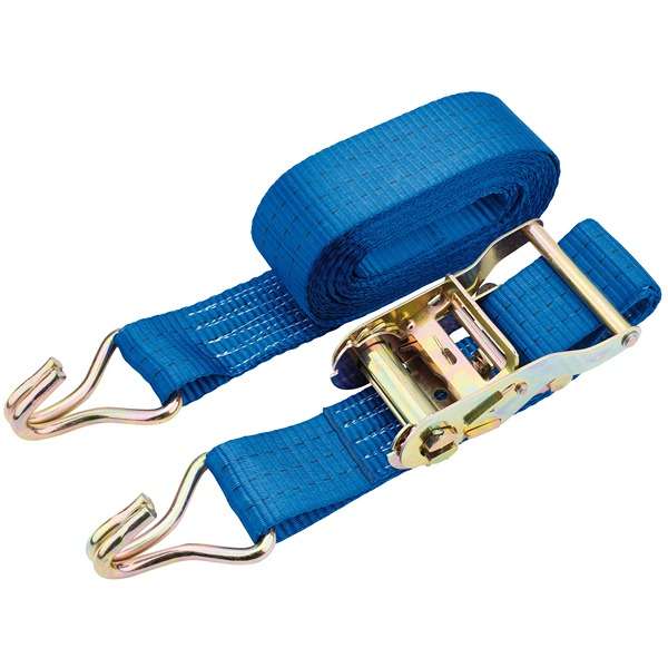 60958 Draper Ratcheting Tie Down Straps 5.4m x 50mm 1000kg