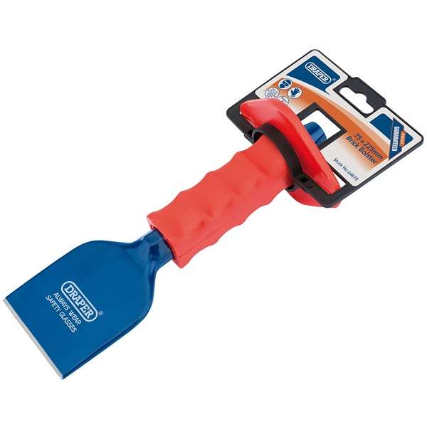 64679 Draper Brick Bolster with Hand Guard 225 x 75mm