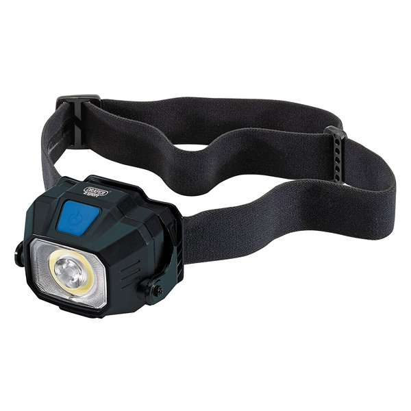 65689 | COB/SMD LED Wireless/USB Rechargeable Head Torch 6W 400 Lumens USB-C Cable Supplied