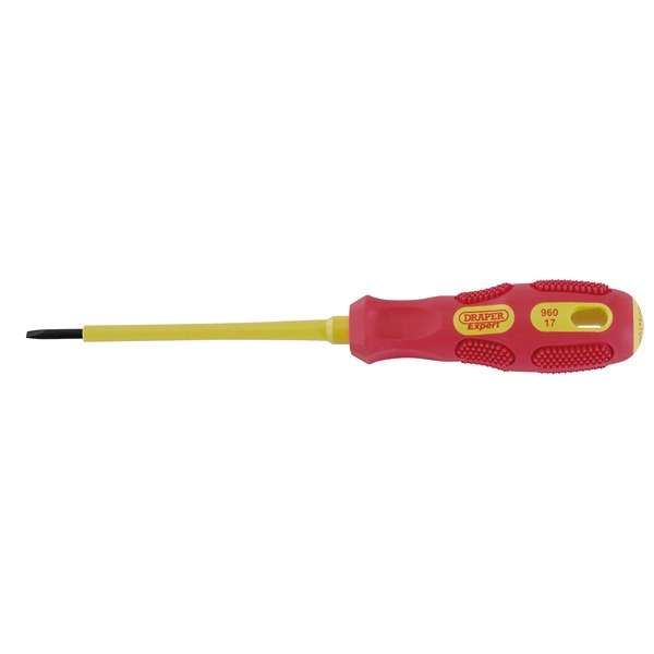 69211 | VDE Approved Fully Insulated Plain Slot Screwdriver 2.5 x 75mm (Display Packed)