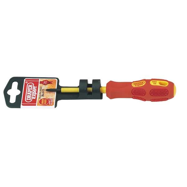 69227 | VDE Approved Fully Insulated PZ TYPE Screwdriver No.0 x 60mm (Display Packed)