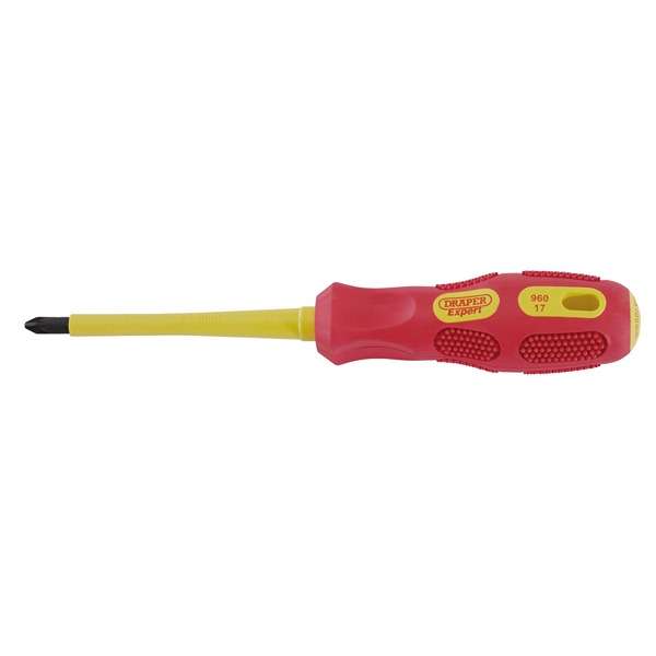69229 | VDE Approved Fully Insulated PZ TYPE Screwdriver No.2 x 100mm (Display Packed)