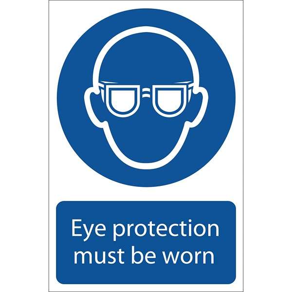 72080 | Eye Protection' Mandatory Sign 200 x 300mm