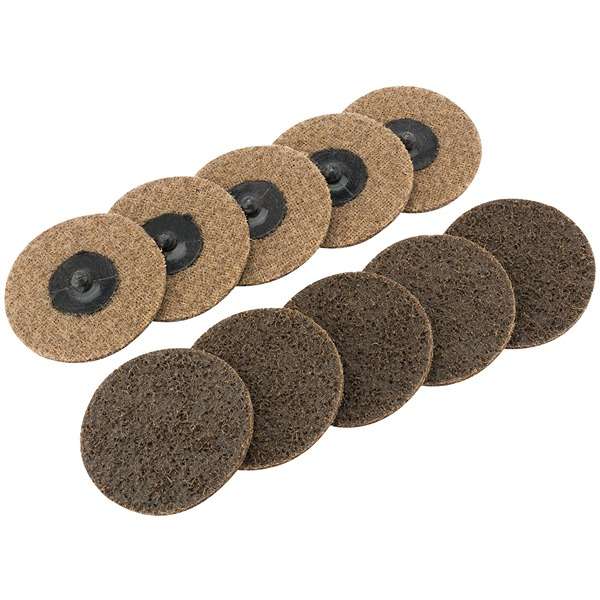 75628 | Polycarbide Abrasive Pads 75mm Coarse (Pack of 10)