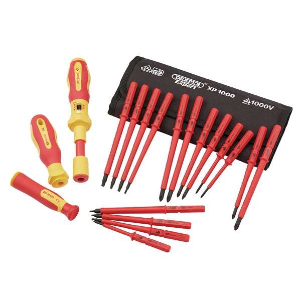 81762 XP1000® VDE Interchangeable Torque Screwdriver Set (19 Piece)