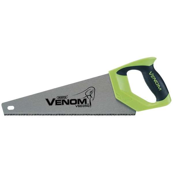 82198 | Draper Venom® First Fix Double Ground Tool Box Saw 350mm 7tpi/8ppi